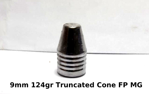9mm 124gr Trunkated Cone FP